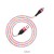 U85 Charming Night Charging Data Cable For Type-C - Red 